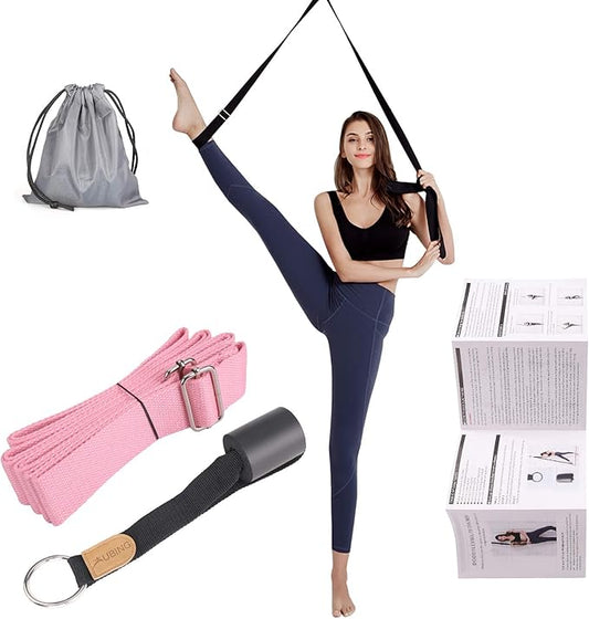 UBING Leg Stretcher, Door Flexibility Trainer, Over The Door Strech Strap for Flexibility, Splits Trainer for Dance Ballet Cheer Gymnastics Taekwondo Stretching
