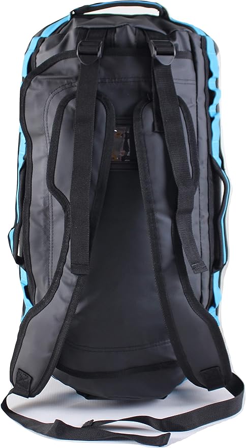 Element Equipment Trailhead Duffel Bag Shoulder Straps Waterproof Black/Blue Small