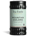 Tea Forte Mountain Oolong Premium Organic Loose Leaf Caffeinated Oolong Blend Canister, Makes 35-50 Cups