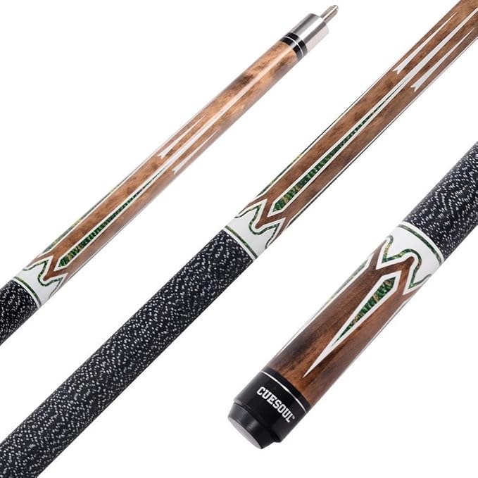CUESOUL 58 Inch 19oz/20oz Maple Billiard Stick Pool Cue Set 11.5mm/13mm Tip[Weight Adjustable]