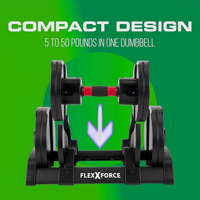 Core Fitness® Adjustable Dumbbell Weight Set by Affordable Dumbbells