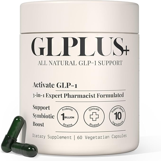 GLP-1 Supplement for Women and Men | Hunger & Metabolism Support - Expert Formulated to Support GLP1 Naturally | Probiotic and Prebiotic (60 Capsules)
