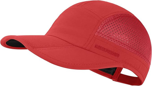 GADIEMKENSD Mens Folding Outdoor Hat Long Brim UPF 50+ Sun Protection