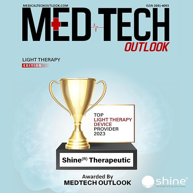 Red Light Therapy for Body - Clinical Grade Red Light Therapy Plus Infrared Light Therapy - LED Light Dual Wavelength 660/850nm. Joint and Muscle Infrared Red Light Therapy Device High Power by SHINE