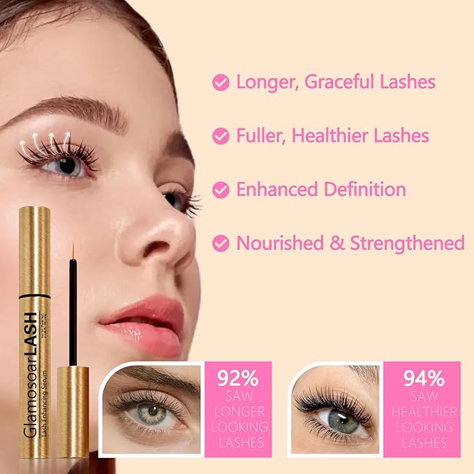 Eyelash Growth Serum Lash Boost & Enhancing Serum - Get Fuller,Longer,Stronger Lashes 4ml