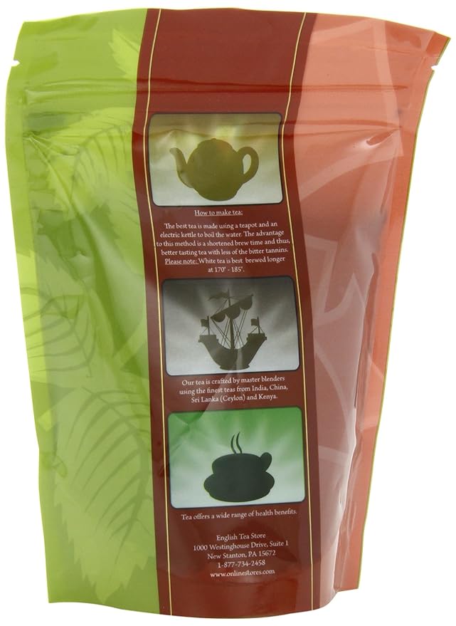 China Keemun Panda Black Tea | Loose Leaf Pouches | 4oz | Winey Fruity Flavor | Medium Caffeine | Smooth Taste with Depth | Traditional Congou-Style Chinese Black Tea from Qimen County