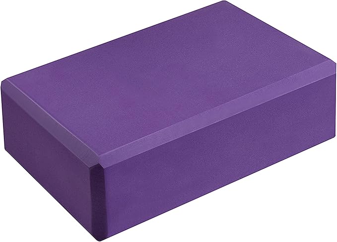Sunshine Yoga 3" Yoga Block, 10 Pack Bulk EVA Foam Yoga Blocks, Firm and Supportive Yoga Brick, Balance Foam for Stretching, Pilates, and Workout, 3" x 6" x 9"