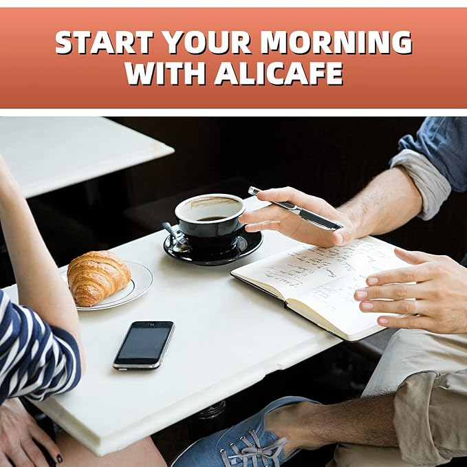 GANOHERB Maca Energy Coffee for Men, Women Herbal Coffee with Tongkat Ali, Maca Root, Reishi Mushroom Extract for Energy & Focus - 1 box (25 Packets)