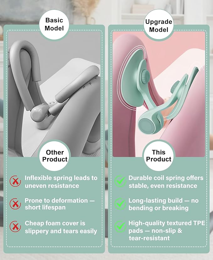 Hip Trainer Kegel Exerciser, Pelvic Floor Trainer, Kegel Trainer for Postpartum Rehabilitation, Trimmer Inner Thigh, Thigh Toner Workout