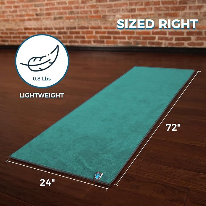 Youphoria Yoga Microfiber Non-Slip Towel - Hot Yoga Mat Towel for Enhanced Grip and Sweat Absorption