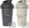 '-2 Pack- 20 oz Protein Shaker Bottles for Protein Mixes - 2x Wire Whisk | Leak Proof Shaker Cups for Protein Shakes and Pre Workout | Protein Shaker Bottle Pack