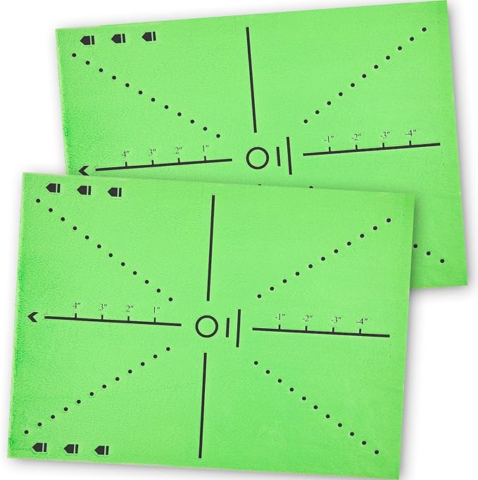 Golf Hitting Mat with Swing Path Tracer – Durable Golf Practice Mat for Indoor/Outdoor Use, Driving & Chipping Training – Golf Training Aid and Gift for Men & Women