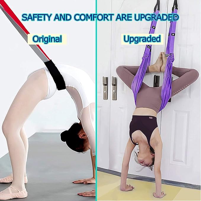 Yoga strap, stretching strap, yoga straps for stretching, Precise stretching, unlocking high difficulty poses in home