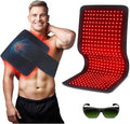 Red Light Therapy Pad for Body, 60W LED Red & Infrared Light Device Mat with 660nm & 850nm Wavelengths for Waist Back Shoulder Muscle Pain Relief FSA Eligible