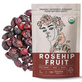 Organic Rose hips Dried Whole (16oz.) – Rosehip Fruit Tea Loose (Rosa Canina) – Source of Vitamin C from Food – European Origin