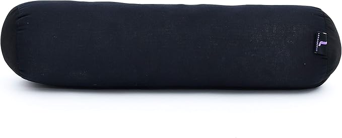 Leewadee Small Yoga Bolster – Shape-Retaining Cervical Neck Roll, Tube Pillow for Comfortable Reading, Kapok Filling, 22 x 6 x 6 inches