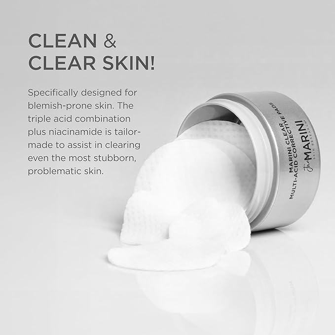Jan Marini Skin Research Marini Clear - Multi-Acid Corrective Pads - 30 Pads