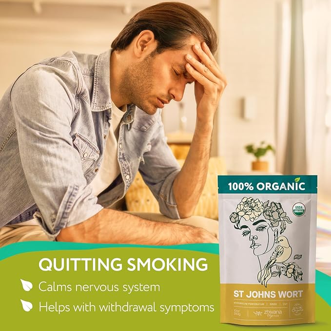 Super Value Pack 5 LB - Organic St Johns Wort Herb - Saint Johns Wart Plant - Yerba de San Juan Organica - Hypericum Perforatum