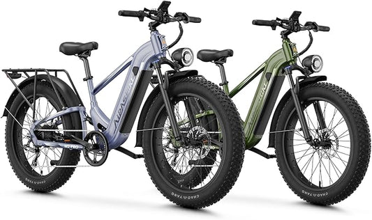 LEONX M2 Pro Electric Bike,1800W Motor Electric Bike for Adults, 26'' x 4.0'' Fat Tire Ebike with 48V 17.5AH Battery, 36MPH 85Miles Long Range Electric Mountain Bike, Up to 110 Nm