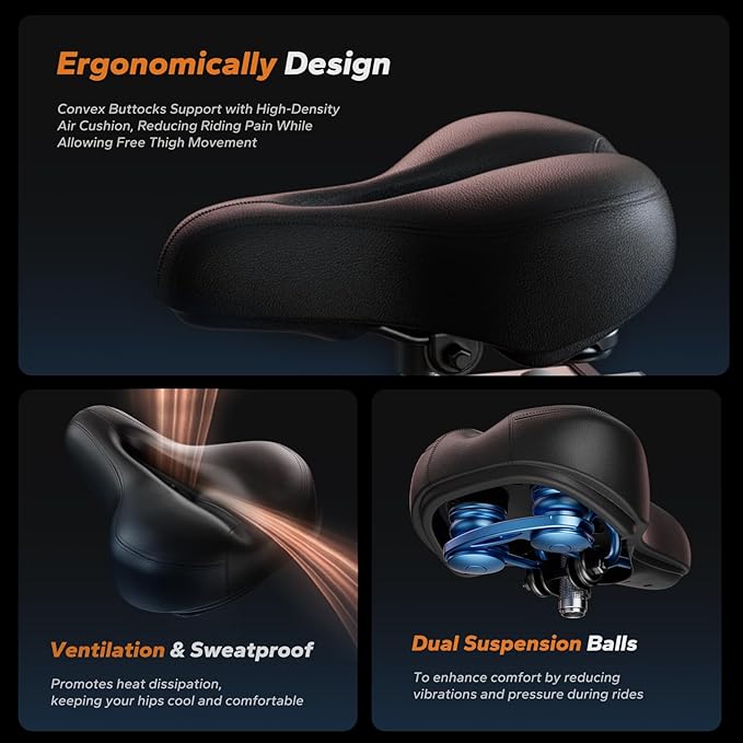 MERACH Magnetic Exercise Bike, Indoor Cycling Bike with Self-Developed App, 350 lbs Weight Capacity & 40 lbs Flywheel, Stationary Bike for Home Gym Fitness