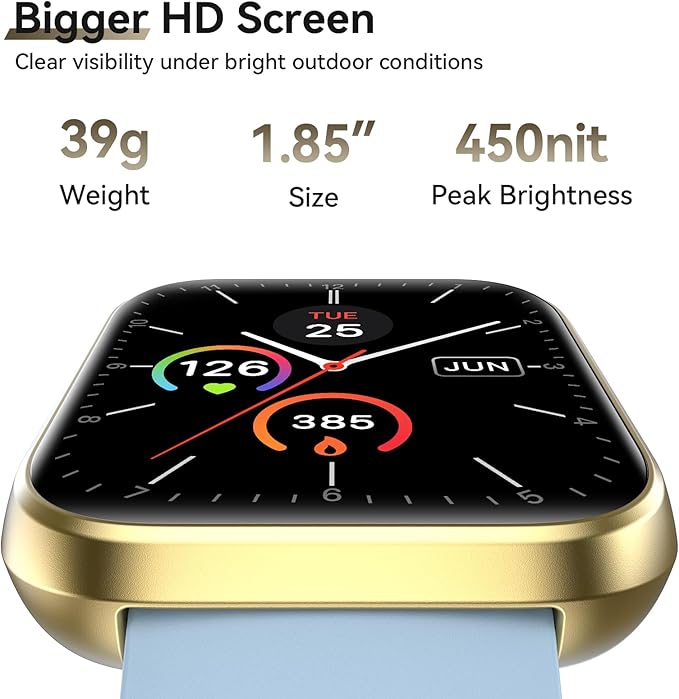 Smart Watches for Women Men Android & iPhone, Alexa Built-in 1.8" Smart Watch(Answer/Make Calls ) 24/7 SpO2 Sleep Heart Rate Stress Monitor,Smartwatch 3ATM Waterproof,Fitness Tracker with 120+ Sport