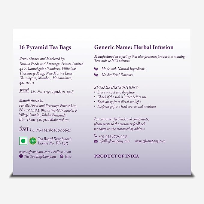 TGL Co. Sweet Dreams Herbal Green Tea – 16 Tea Bags | Chamomile, Lavender & Valerian | Calming & Sleep Support Blend