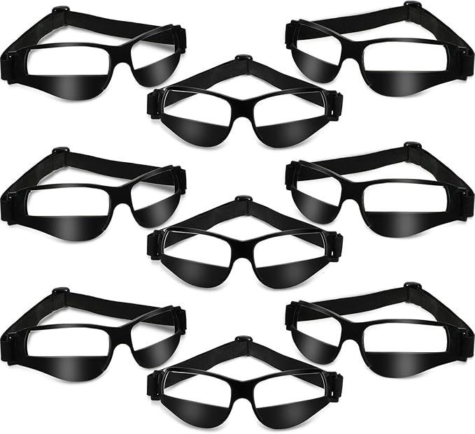 Dribbling Goggles Basketball Sports Glasses Adjustable Dribbling Black Goggles Basketball Training Equipment