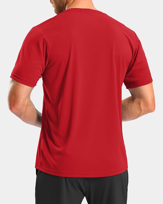 G Gradual Men's Workout Shirts Quick Dry Athletic Running T-Shirts Lightweight Moisture Wicking Short Sleeve Sports Gym Tops
