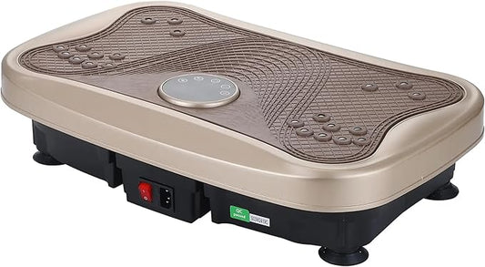 Vibration Plate Fitness Platform Whole Body Exercise Machine with 120 Speed Levels, Lymphatic Drainage, Fat Burning, and Weight Loss, Perfect for Women, Men, and Home Gym Exercise