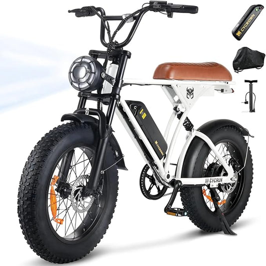 Electric Bike for Adults,Peak 1000W/1500W Motor,20/28MPH 55-150Mile ebikes for Adults with 10.4AH/13AH/26AH Battery,20" Fat Tire Electric Dirt Bike Commuting Off Road Ebike, UL2849