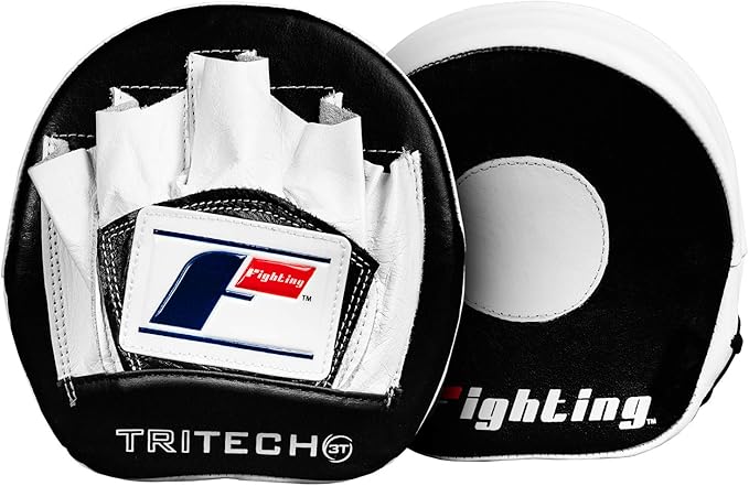 Fighting Sports Tri-Tech® Elite Punch Mitts, Black/White