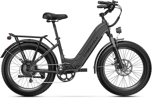 DriftGod 26" Electric Bike for Adults – Powerful 1000W Motor, 48V Removable Battery, 7-Speed, Front Suspension & LCD Display – Commuter and Mountain EBike for Women