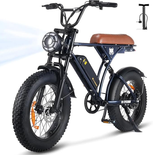 Electric Bike for Adults,Peak 1000W/1500W Motor,20/28MPH 55-150Mile ebikes for Adults with 10.4AH/13AH/26AH Battery,20" Fat Tire Electric Dirt Bike Commuting Off Road Ebike, UL2849