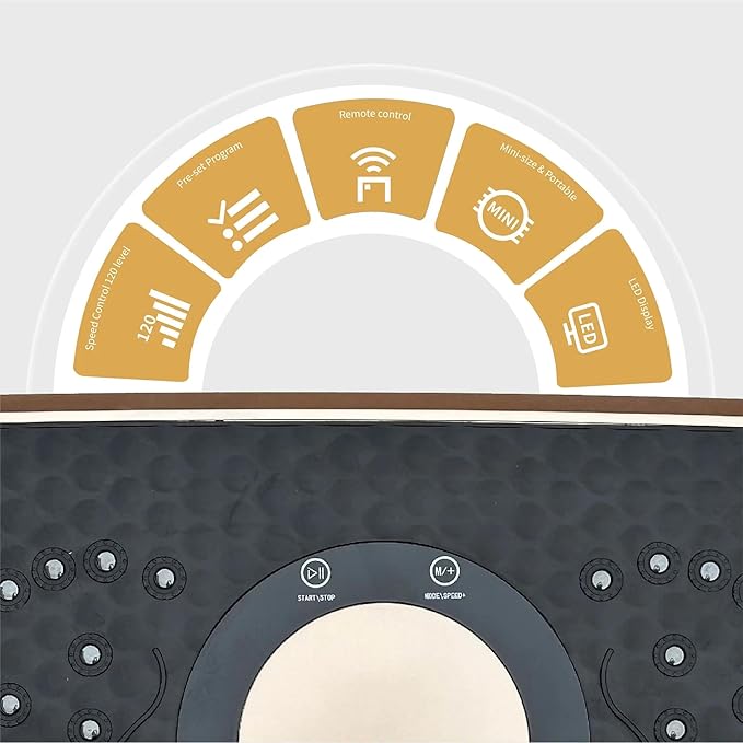 Vibration Plate Fitness Platform Whole Body Exercise Machine with 120 Speed Levels, Lymphatic Drainage, Fat Burning, and Weight Loss, Perfect for Women, Men, and Home Gym Exercise