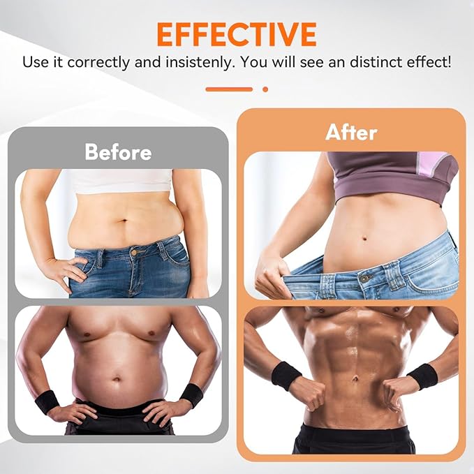 Electronic Muscle Stimulator;Abs Stimulator Muscle Machine for Abdomen/Arms,USB Rechargeble for Fitness Strength Training Workout Equipment Men and Women