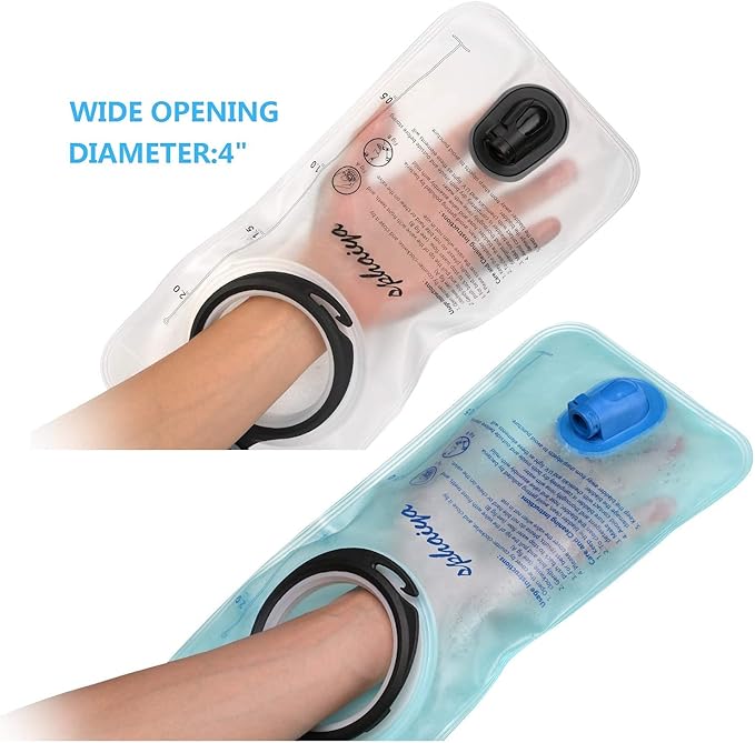 Hydration Bladder 2L-3L Water Storage Bag Reservoir,Military Hydration Pack Replacement for Hiking Biking Climbing Cycling Running Camping Backpack