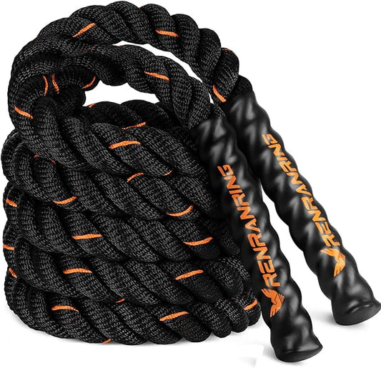 Weighted Jump Rope for Men and Women, 3lb 4lb 5lb Adult Heavy Skipping Rope, Jumprope for Fitness,Workout Equipment, Fitness Equipment for Home Gym Exercise,Improve Strength and Building Muscle