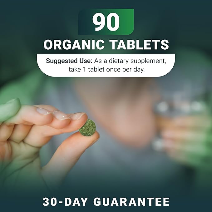 Dr. Berg's Greens Superfood Cruciferous Vegetable Tablets - Vegetable Supplements for Adults w/ 11 Phytonutrient Super Greens - Energy, Immune System & Liver Veggie Tablets - 90 Tablet