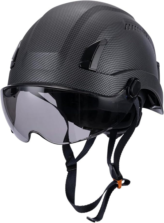 Land Helmets EcoPro Safety Helmet - ANSI/ISEA Z89.1-201 Type 1 Class C Vented - OSHA Approved - Lightweight Helmet with 6 Pt Suspension for Arborist, Industrial & Fall Protection