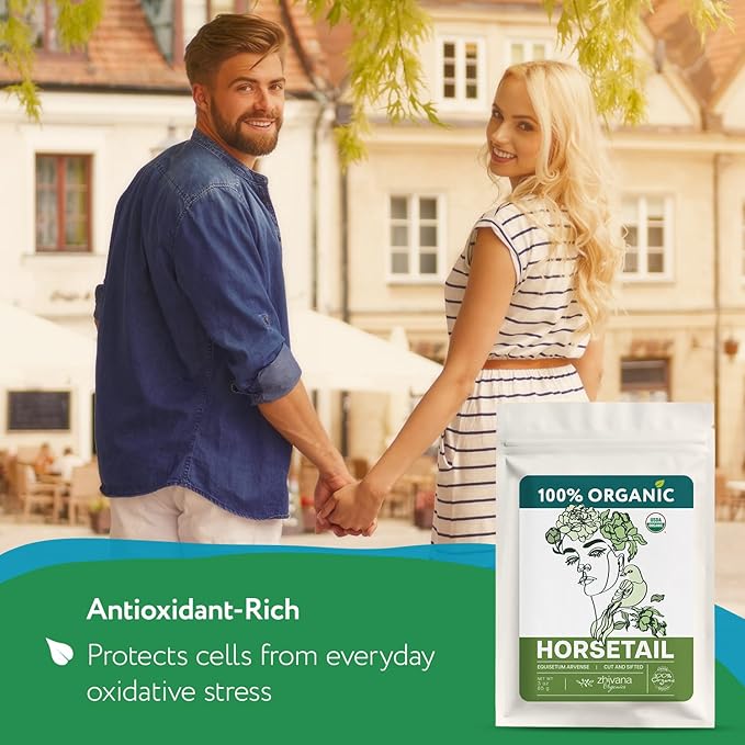 Organic Horsetail (4 oz.) (Equisetum arvense) – Loose Dried Herb – Edible Grade for Tea, Infusions & Herbal Blends