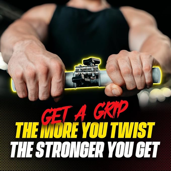 GRIPZILLA Dynamo Forearm Strengthener and Wrist, Comfortable Grip and a Durable Design Roller Perfect for Men and Women - Ideal for Hand, Wrist, and Forearm Strength Training, Workout - Wrist/Arm Builder
