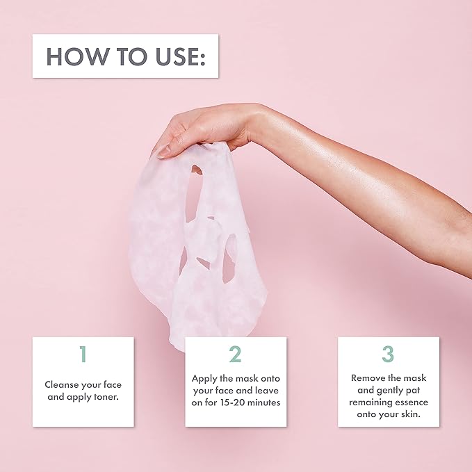 ESW Beauty Deep Detox - Pore Control Raw Juice Face Mask (6-Pack) - Clarifying with Activated Charcoal, Lemon Juice & H2O for Acne-Prone Skin - Detoxifies & Minimizes Pores