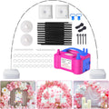 Chamvis Balloon Arch Kit and Electric Balloon Pump, 7.4ft Balloon Arch Stand with Base - for Wedding Baby Shower Birthday Party Decorations