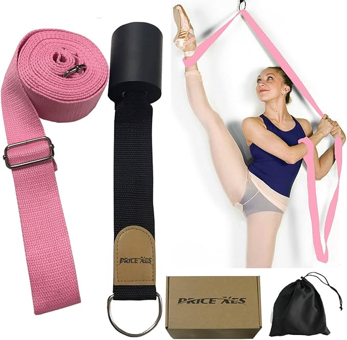 Leg Stretch Band - To Improve Leg Stretching - Easy Install on Door - Perfect Home Equipment For Ballet, Dance And Gymnastic Exercise Flexibility Stretching Strap Foot Stretcher Bands