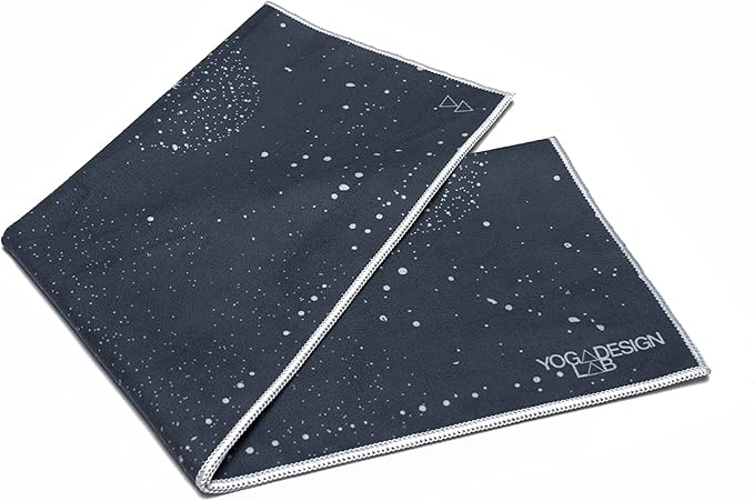 Yoga Design LAB | The Hand Towel | Premium Non Slip Hand Towel | Designed in Bali | Colorful Eco Printed + Quick Dry + Soft | Hot Yoga, Bikram, Ashtanga, Sport, Barre, Travel (Celestial)