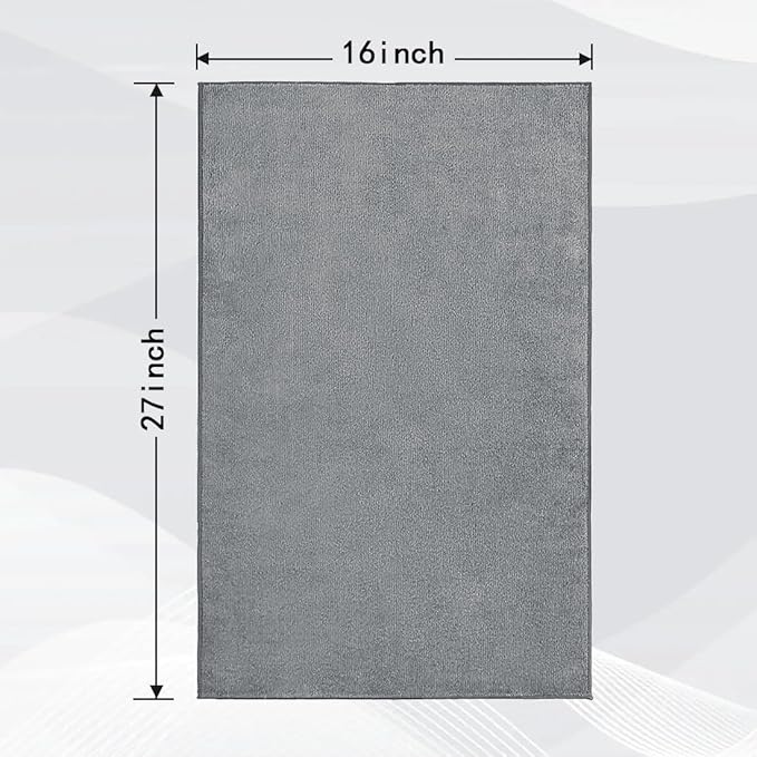 Orighty Gym Towels, Highly Absorbent Sweat Towels, Soft and Quick Drying Gym Towel for Daily Use, Multi-Purpose Towel for Sport, Salon, Spa, Hotel, 16 x 27 Inch, Grey, 3 Pack