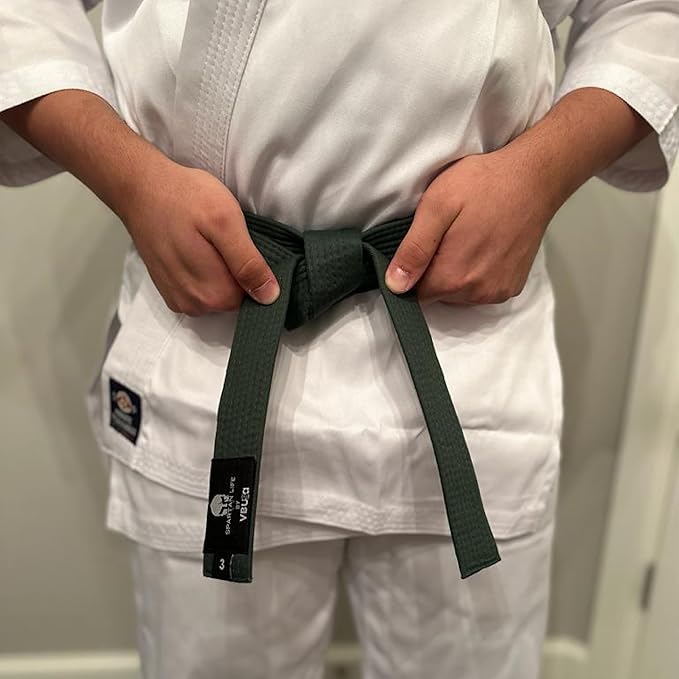 Karate Belt, All-Purpose Martial Arts Belt, Judo, Taekwondo Belt, Durable MMA Color Rank TKD Belt Size 0-6.