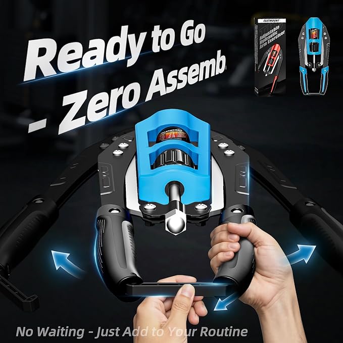 EAST MOUNT Twister Arm Exerciser - Adjustable 22-440lbs Hydraulic Power, Home Chest Expander, Shoulder Muscle Training Fitness Equipment, Arm Enhanced Exercise Strengthener