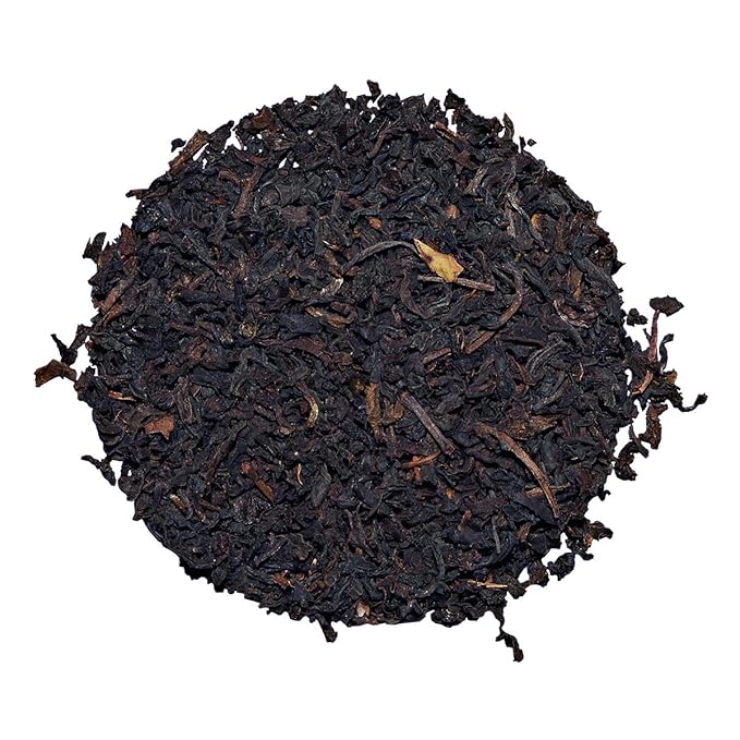 Loose Organic Ceylon Tea pouches - 4oz | Sri Lankan Pekoe Grade Black Tea | Delicate Floral Notes | Loose Leaf Pouch for Brewing | Naturally Bright Cup | Great for Afternoon Serving