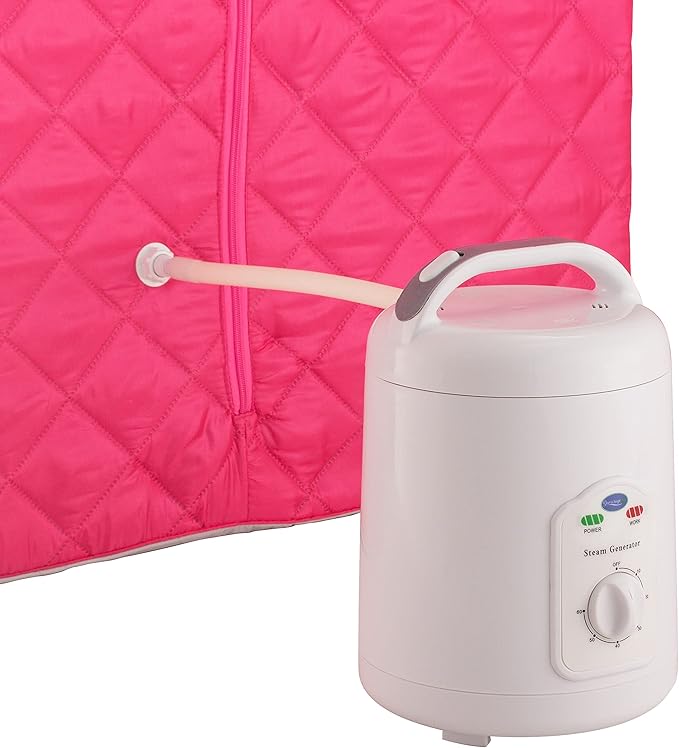 Durasage Portable Steam Sauna for Home Use – Foldable Full Body Personal Spa Tent with 800W Steam Generator, 60-Min Timer, Chair Included, Lightweight Design